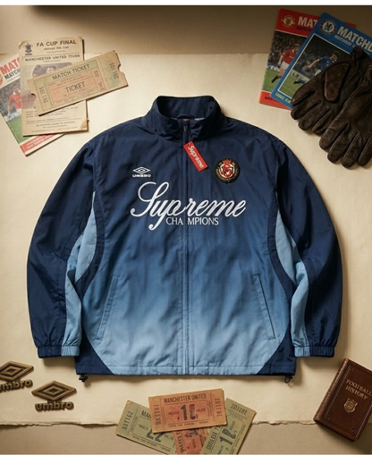 Veste Track 90s – Bleu Marine