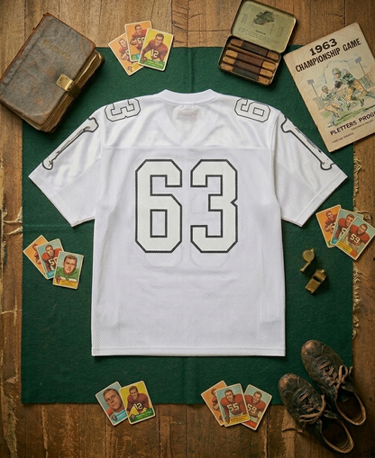 Maillot Football Américain blanc 63