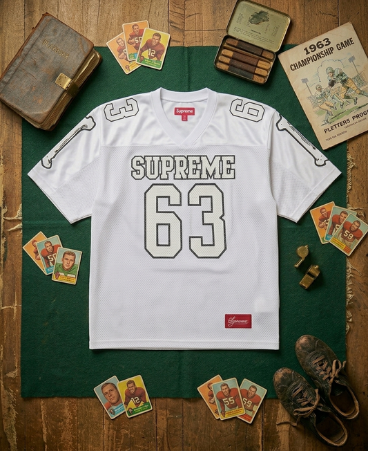 Maillot Football Américain blanc 63